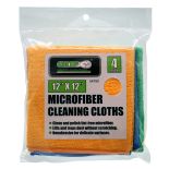 Silhouette photo of the 12'' x 12'' Microfiber Cleaning Cloths, 4-Pack.