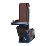 4 In. x 36 In. belt / 6 In. disc sander #50-112 is the preferred style of machine where the majority of sanding would be done on the wide abrasive belt. 