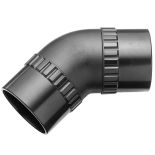 Dust Right Ready-Mount 4'' 45 degree Elbow