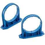 Dust Right Ready-Mount 4'' Mounting Brackets, 2-Pack