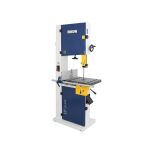 18 In. Bandsaw #10-342 is Rikon's newest model with many patent pending features that professionals will enjoy - including spring-loaded tool-less blade quids, quick-adjust fence system and quick-lock trunnion table angling system, plus, a quick release b