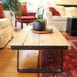 coffee table made with Basic Board Table Kit
