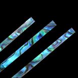 Paua Abalone Inlay Strips, 3-Pack, Cascade (Aquamarine)