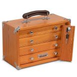 Gerstner T12 4-Drawer Portable Oak Chest