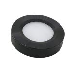 Black Puck Light for Smart Access Electronic Cabinet Locking and Lighting System