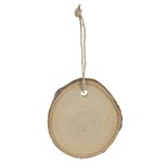 Basswood Country Round Ornament Blank
