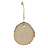 Basswood Country Round Ornament Blank
