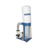 1.5 HP dust collector #60-150 offers increased 1,192 CFM vacuum power for use with larger machinery, and has a single 5 In. dust port with dual 4 In. dust intake fitting for use with two operating machines at one time. 