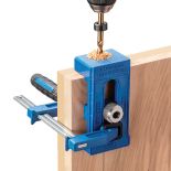Rockler Cross Dowel Drilling Jig in use