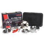 Nova 48293 Pro-Tek G3 Chuck with 2'', 4'' and Pin Jaws, 1''x 8 TPI Direct Thread with case and box