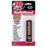 KwikWood is a 2-part hand-mixable epoxy putty formulated to repair and rebuild damaged or rotting wood.