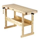 Silhouette photo of the Sjobergs Nordic Plus 1450 Workbench with 0042 Cabinet
