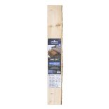 Pine Timber-Link Slab, Edge Piece, 4' Long x 2'' Thick x 5-8'' Wide
