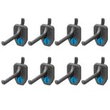 Rockler 2'' Straight Post Pegboard Hooks, 8-Pack