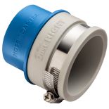 Dust Right Schedule 40 PVC Adapter, 2'' PVC to 2-1/2'' Hose