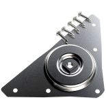 Heavy-Duty Flat Table Leg Mounting Plate for 5/16''-18 Hanger Bolts