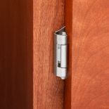 installed 1/4'' Overlay Self-Closing Partial Wrap Cabinet Hinge