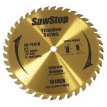 SawStop 40-Tooth 10'' Titanium Series General-Purpose Table Saw Blade