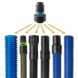 FlexiPort Click-Connect Adapter for Shop Vacuum Hoses