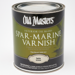 Old Masters Exterior Oil-Based Spar Marine Varnish, Quart, Satin