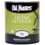 Old Masters Ascend Exterior Water-Based Clear Finish, Quart, Matte