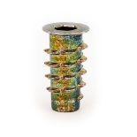 The Threaded Insert for Soft Wood - Flanged - 10-32 x 20mm 
