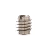 The Threaded Insert for Hard Wood - 303 Stainless - 4-40 
