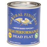 General Finishes High Performance Dead Flat Water-Based Polyurethane