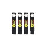 Wrap-It Heavy-Duty Hook-and-Loop Storage Straps with Grommets, (4) 7'' Straps