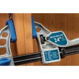 Rockler Quick-Lever Aluminum Clamp clamping boards together 