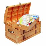 Steamer Trunk Antique Brass Plated Hardware Kit