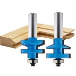 Rockler Classical Stile and Rail Router Bit - 1-3/8" Dia x 1" H x 1/2" Shank
