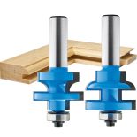 Rockler Round Rail and Stile Router Bit - 1-5/8" Dia x 1" H x 1/2" Shank