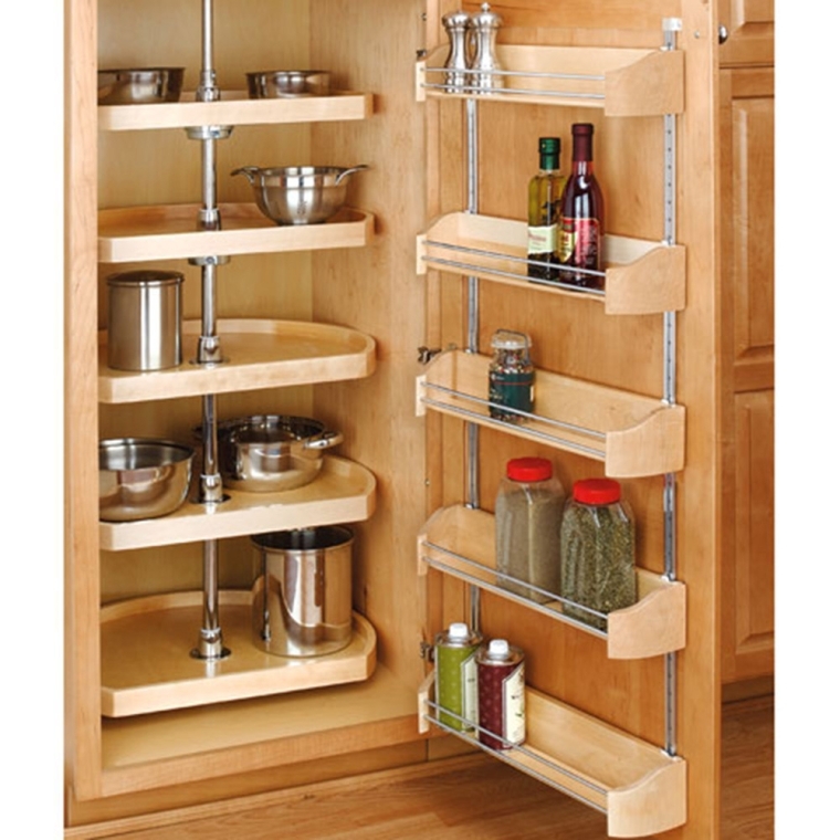 Rev-a-Shelf D-Shape Five Shelf Lazy Susan Set 4265 Series - full pic 
