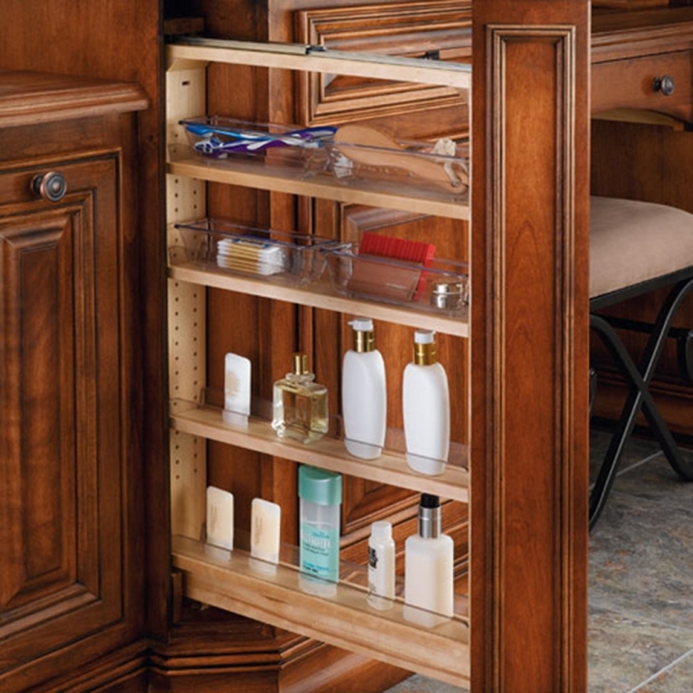 Rev-A-Shelf Filler Pullout Organizer for Vanities (432-VF Series)-Vanity Height (26") - full pic 