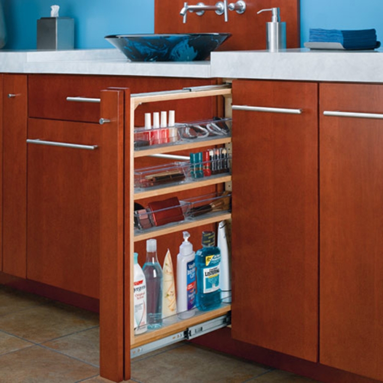 Rev-A-Shelf Filler Pullout Organizer for Vanities (432-VF Series)-Vanity Height (26") - full pic 