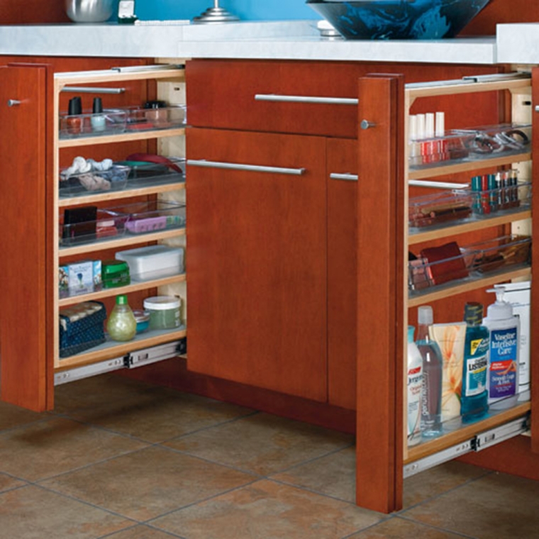 Rev-A-Shelf Filler Pullout Organizer for Vanities (432-VF Series)-Vanity Height (26") - full pic 