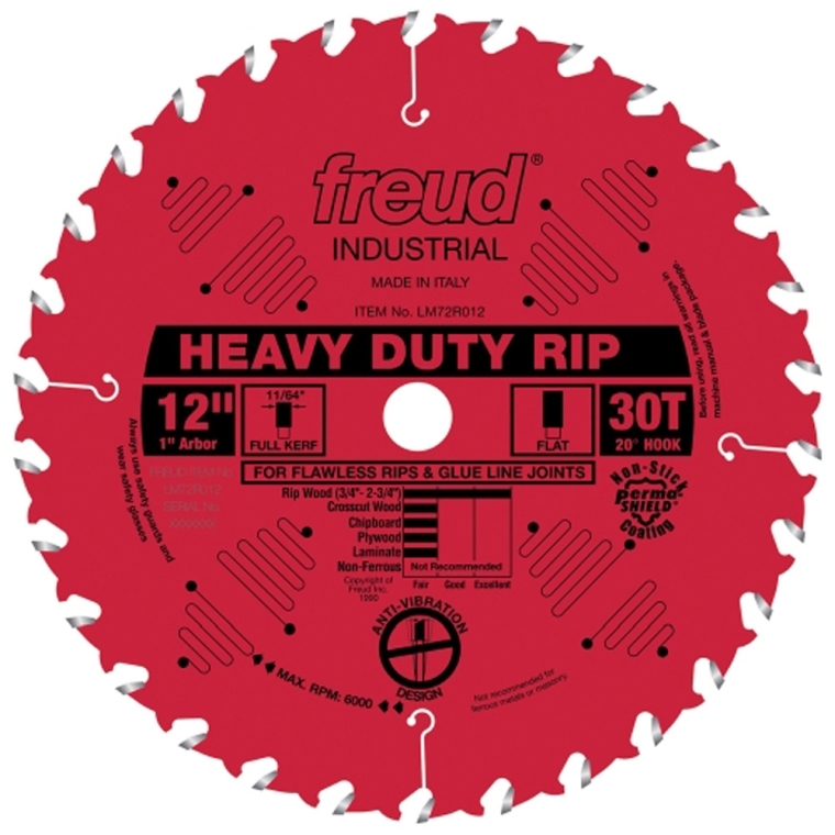 Freud&reg; LM72R Industrial Heavy Duty Rip Saw Blades - full pic 