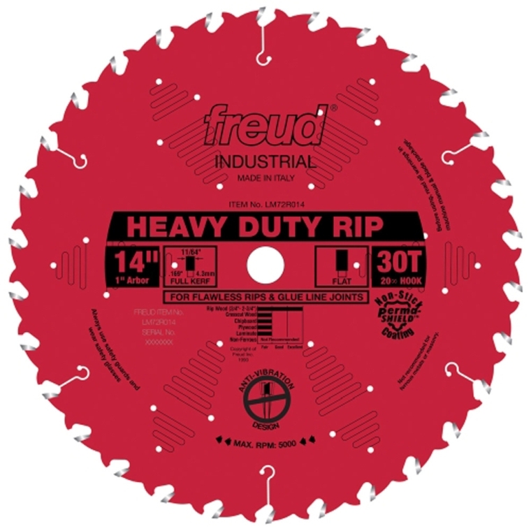 Freud&reg; LM72R Industrial Heavy Duty Rip Saw Blades - full pic 