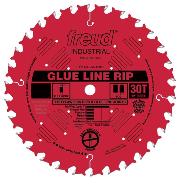 Freud&reg; LM74R Industrial Glue Line Rip Saw Blades - full pic 