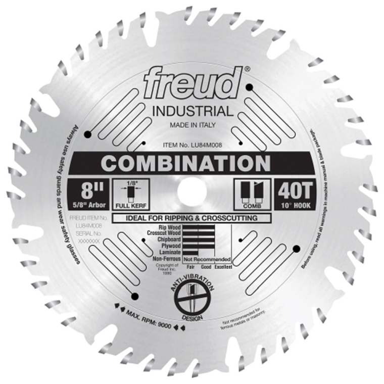 Freud&reg; LU84M Industrial Combination Saw Blades - full pic 