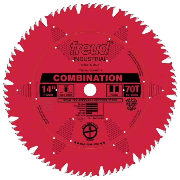 Freud&reg; LU84R Industrial Combination Saw Blades - full pic 