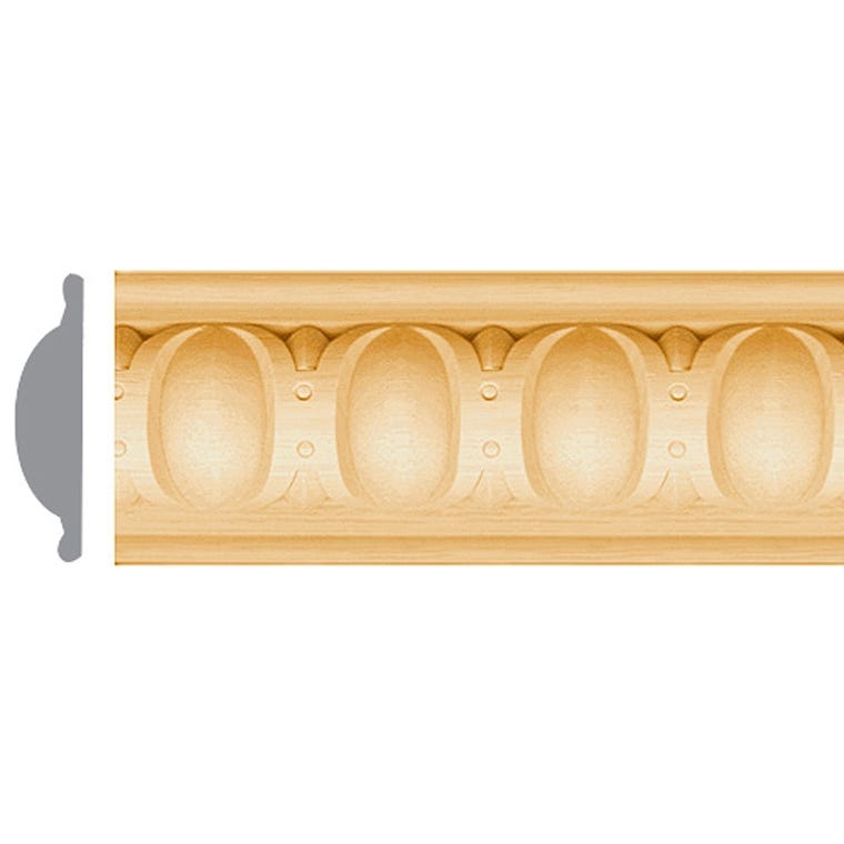 Bendix 1094 Large Carved Full Egg and Dart Molding  - full pic 