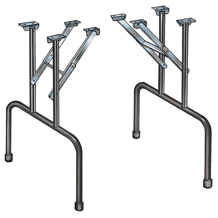 Folding Banquet Table Legs, 29x24  - full pic 