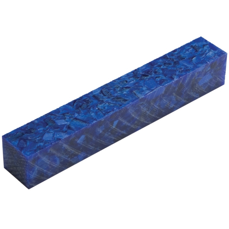 Royal Blue Acrylic Acetate Pen Blank - full pic 