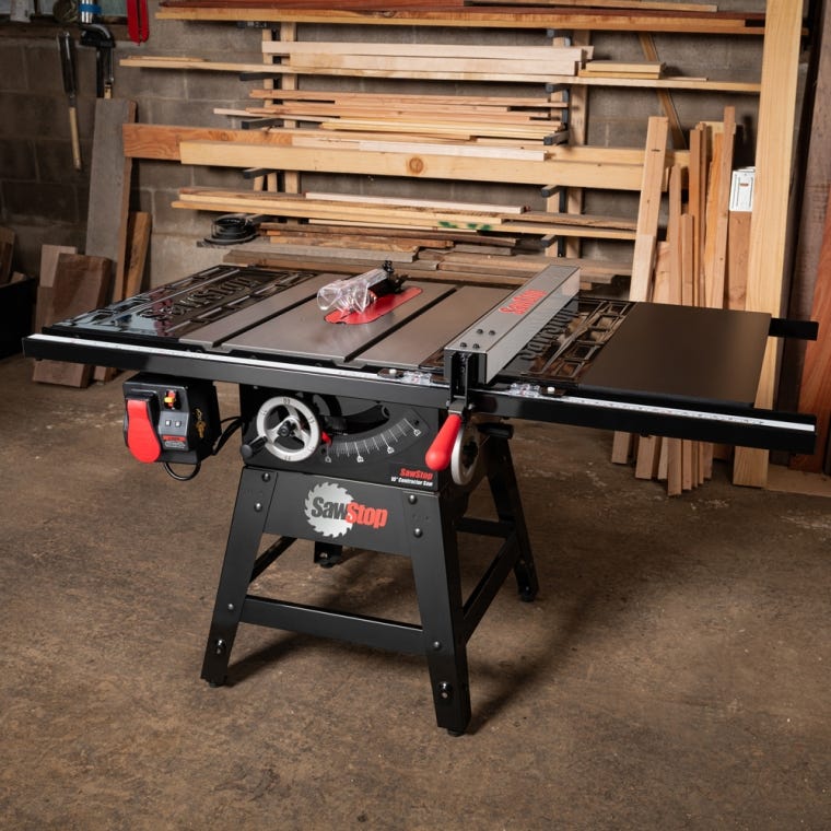 SawStop Contractor Table Saw w/30'' Fence, CNS175-PFA30 - full pic 