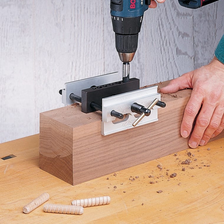 Self Centering Doweling Jig for Thick Timbers - full pic 