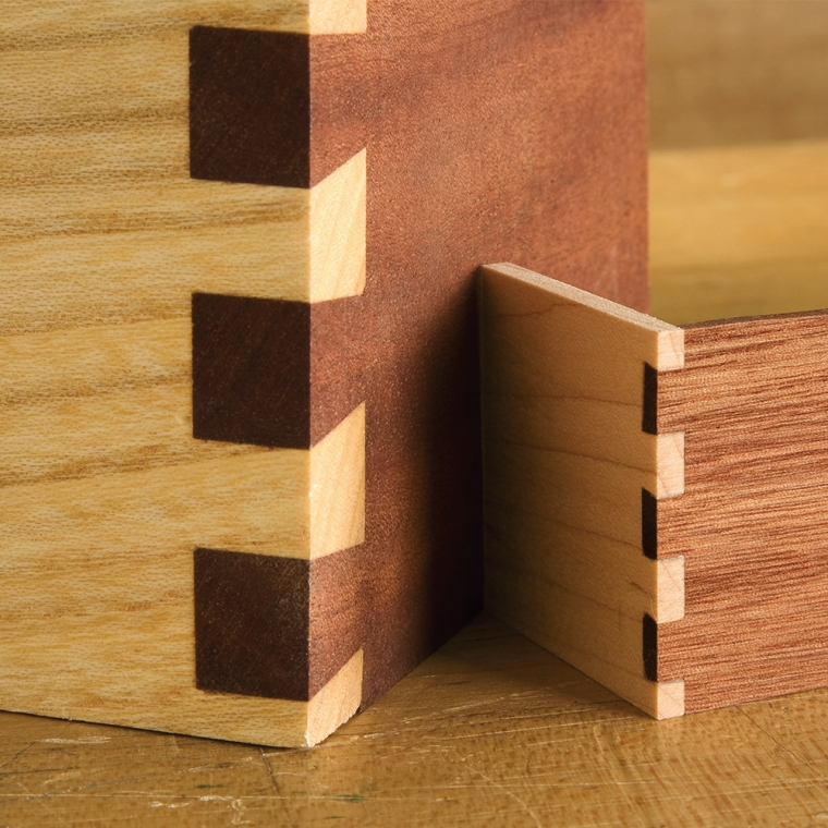 Rockler Miniature Dovetail Template & Bit Kit - full pic 