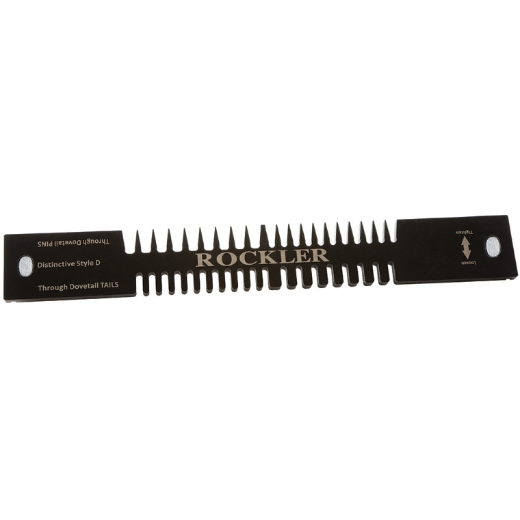 Rockler Miniature Dovetail Template & Bit Kit - full pic 