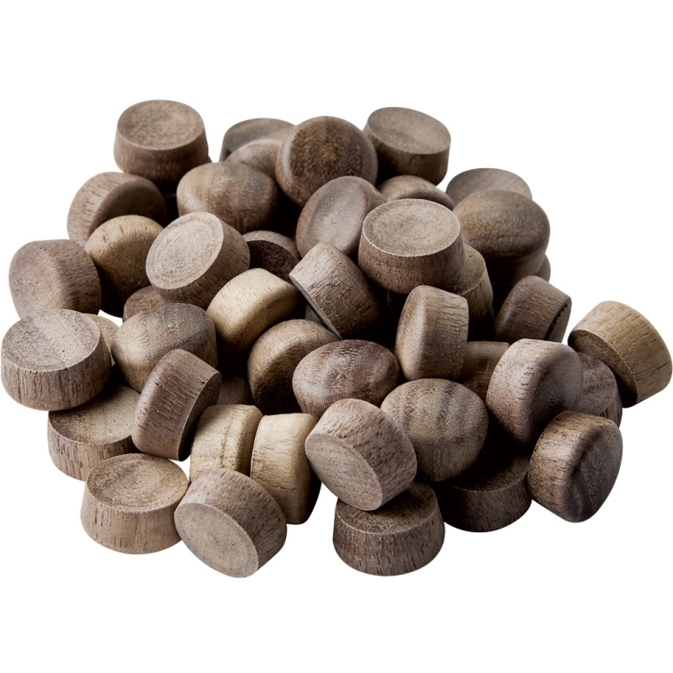 Dome-Top Wood Plugs-3/8&quot; Diameter - full pic 